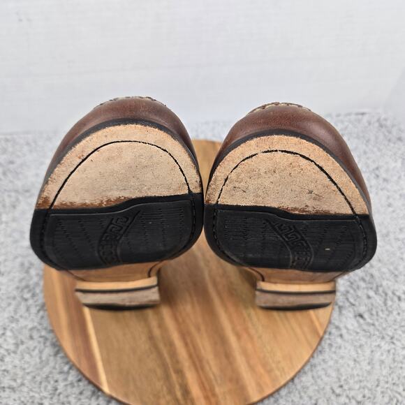 G.H. Bass Mens 11D Brown Leather Casual Lifestyle Office Daily Tassel Loafer